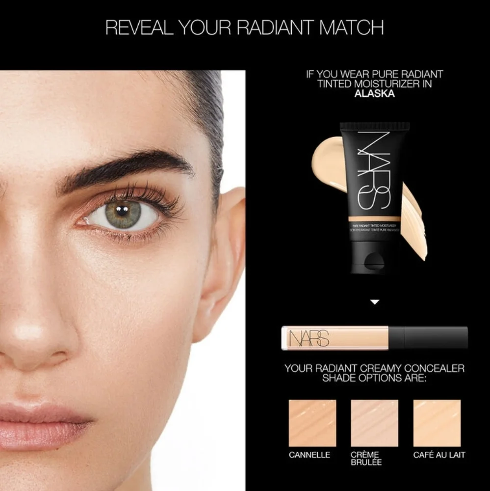 NARS 2 Pure Radiant Protection Foundation Refills NIB Tik Tok Makeup‎ Alaska 12g